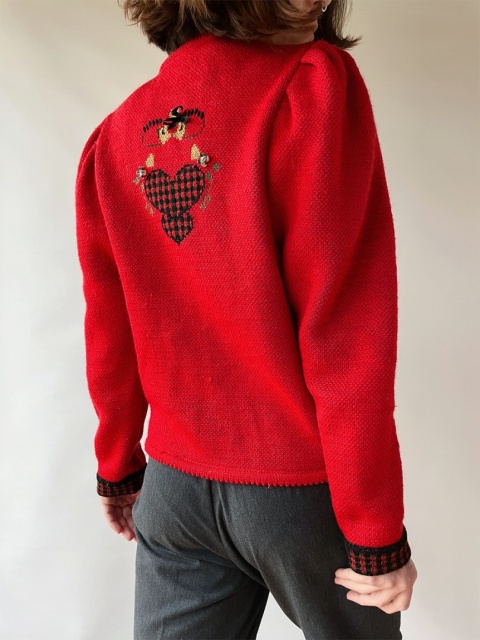 Tyrolski sweter z wełny