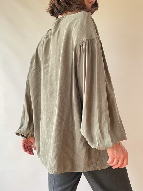 Wiskozowa koszula khaki