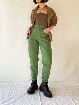 Zielone jeansy