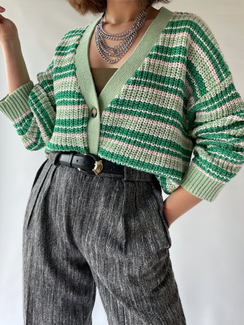 Zielony kardigan Zielony kardigan