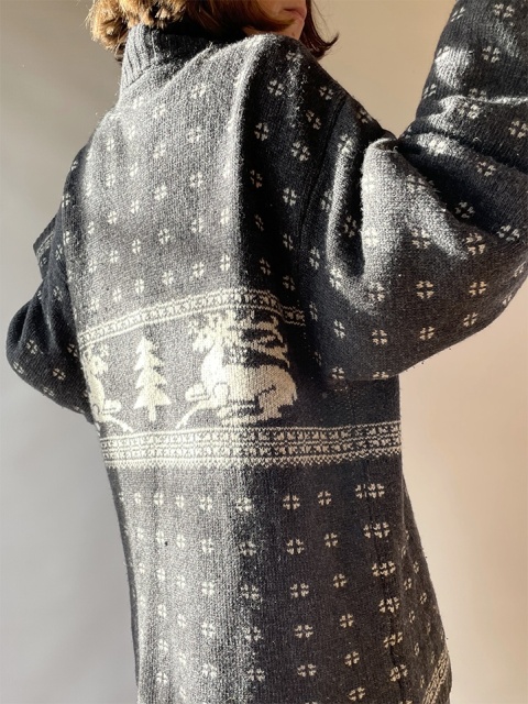 Alpejski, świąteczny sweter