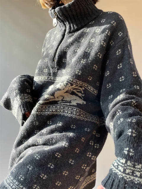 Alpejski, świąteczny sweter