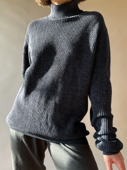 Bawełniany golf w prążki