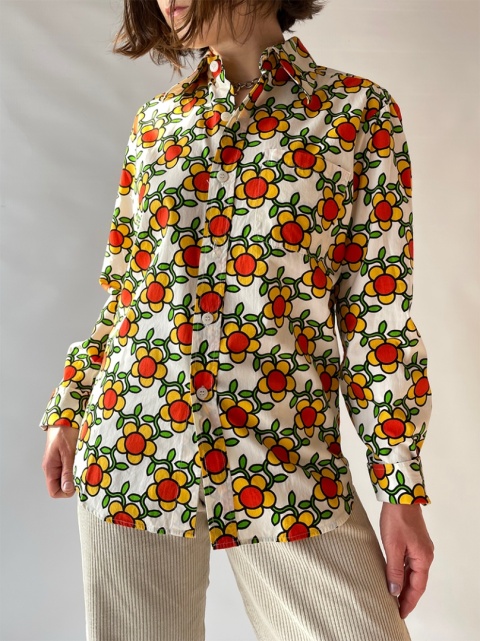 Koszula w kwiatowy wzór