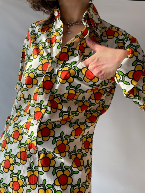 Koszula w kwiatowy wzór