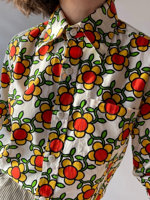 Koszula w kwiatowy wzór