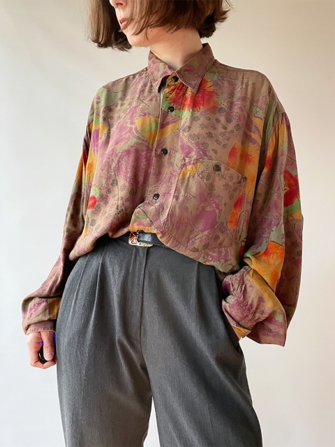 Koszula w duże kwiaty