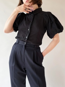 Koszula z bufiastymi rękawami