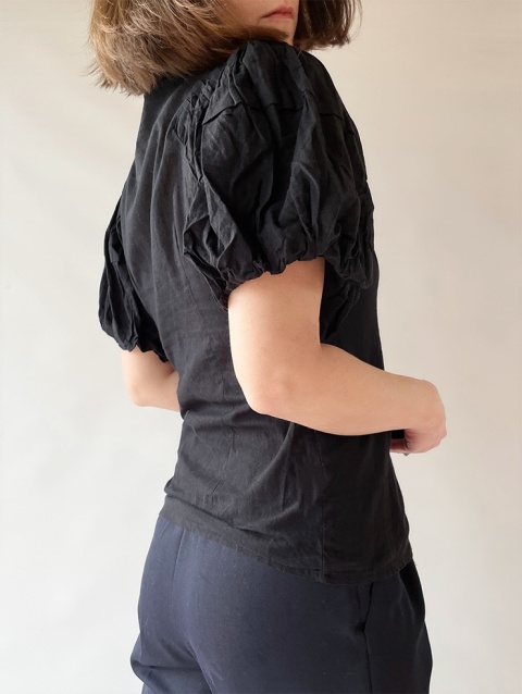 Koszula z bufiastymi rękawami