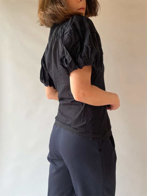 Koszula z bufiastymi rękawami