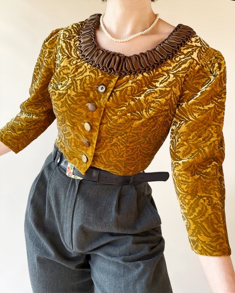 Krótki żakiet handmade