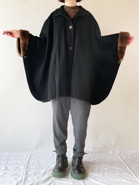 Peleryna wełna + kaszmir