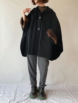 Peleryna wełna + kaszmir