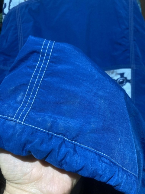 Niebieska, ocieplana kurtka