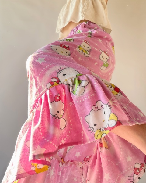 Spodnie Hello Kitty, handmade