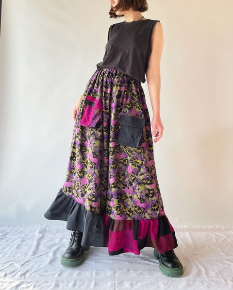 Szerokie spodnie handmade