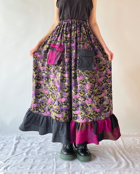 Szerokie spodnie handmade