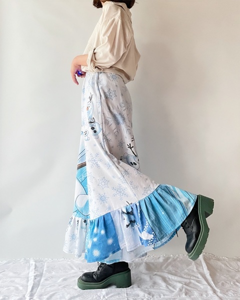 Spodnie handmade z Olafem