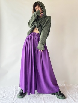 Fioletowe spodnie handmade