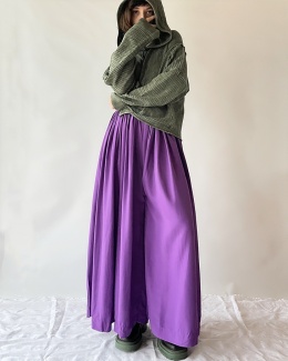 Fioletowe spodnie handmade