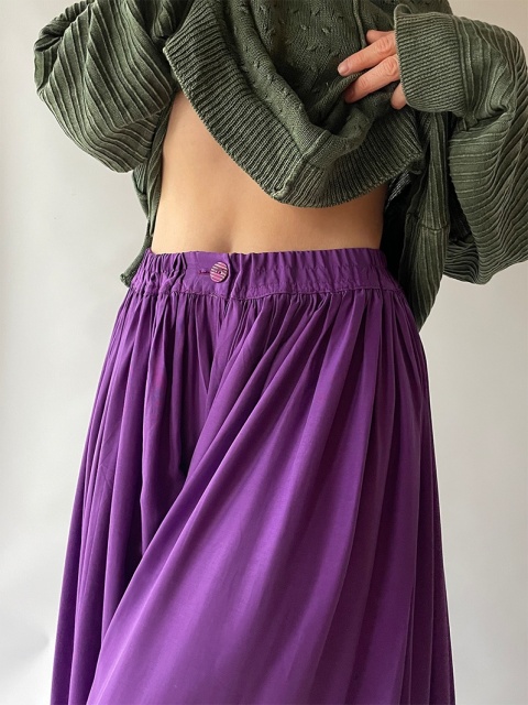 Fioletowe spodnie handmade