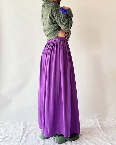 Fioletowe spodnie handmade