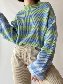 Swetrowa bluza w paski