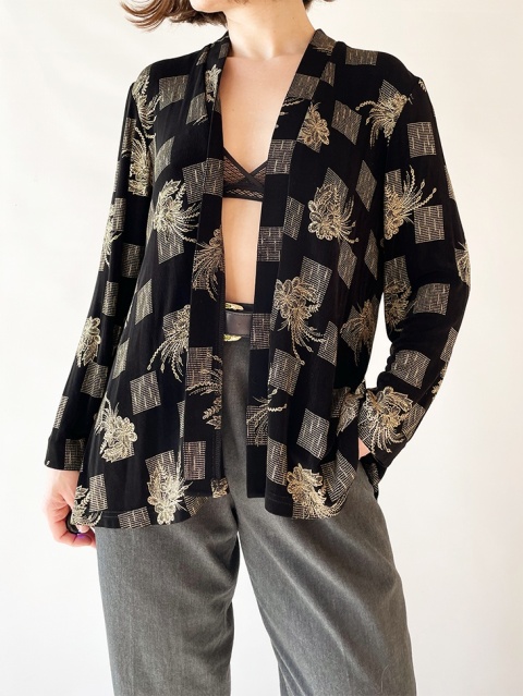 Czarna bluzka / narzutka