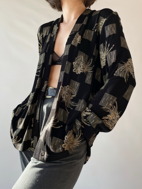 Czarna bluzka / narzutka