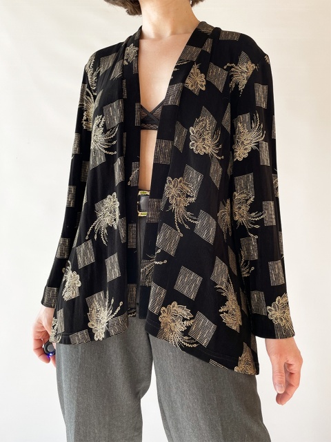 Czarna bluzka / narzutka