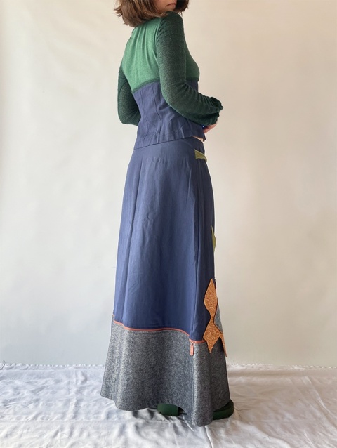 Komplet bluzka + spódnica