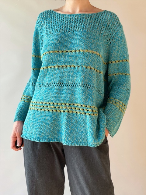 Sweterek ramia + bawełna