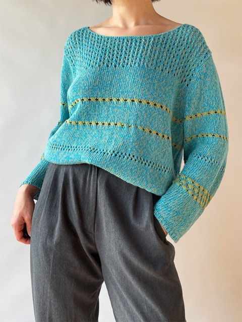 Sweterek ramia + bawełna