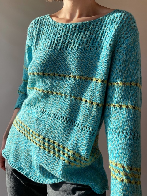 Sweterek ramia + bawełna