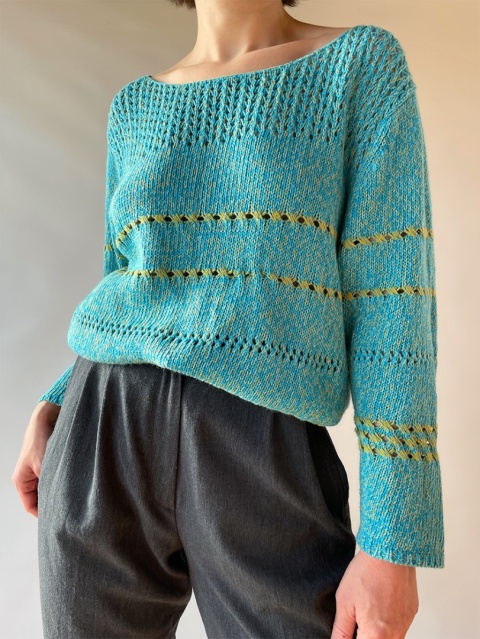 Sweterek ramia + bawełna