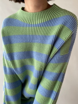 Swetrowa bluza w paski