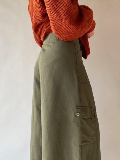 Szerokie spodnie cargo