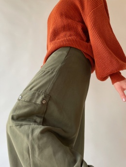 Szerokie spodnie cargo