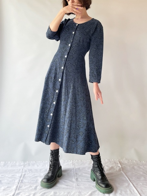 Zimowa sukienka z bawełny