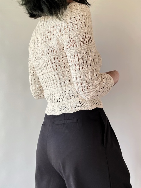 Bawełniany sweterek handmade