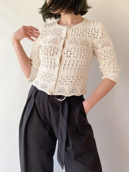 Bawełniany sweterek handmade