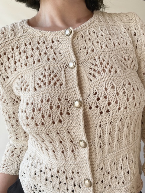 Bawełniany sweterek handmade