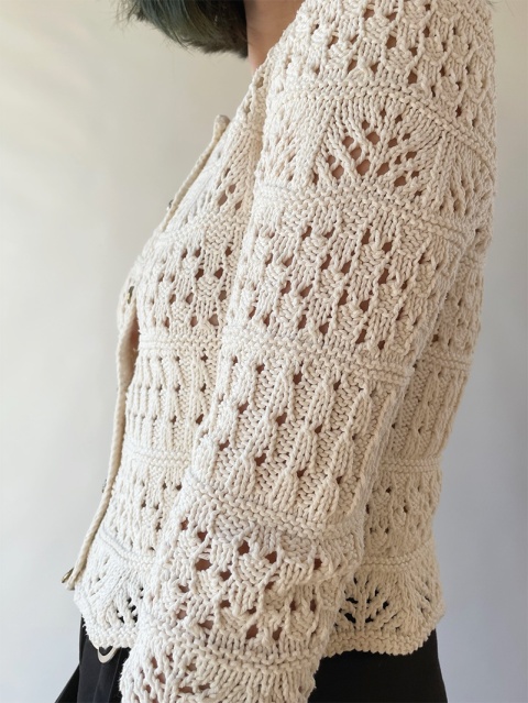 Bawełniany sweterek handmade