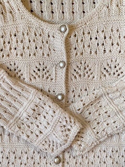 Bawełniany sweterek handmade