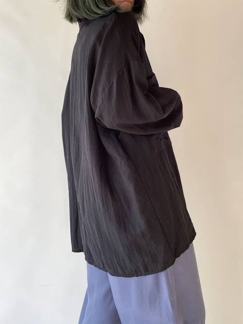 Czarna, luźna bluzka