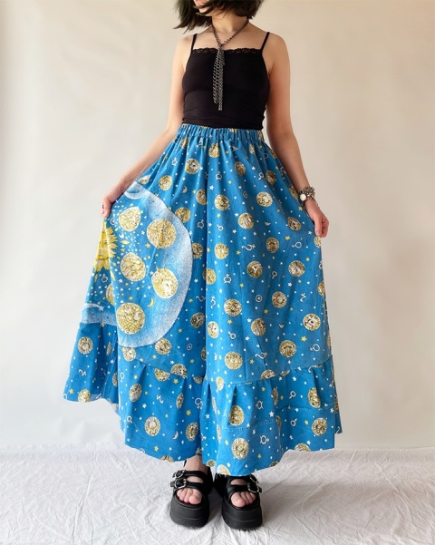 Spodnie z motywami astrologicznymi od co_to_za_szycie