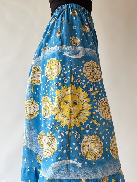 Spodnie z motywami astrologicznymi od co_to_za_szycie