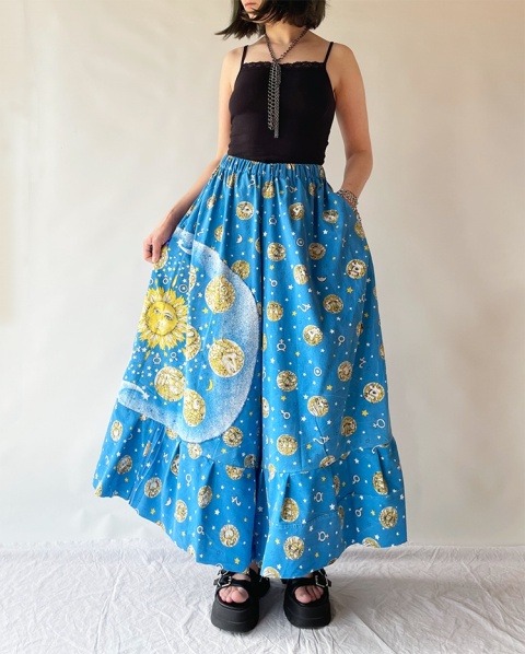 Spodnie z motywami astrologicznymi od co_to_za_szycie