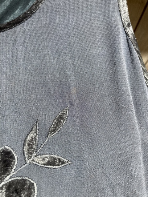 Szaro-niebieska sukienka