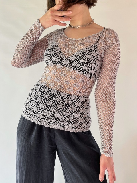 Szydełkowa bluzka handmade